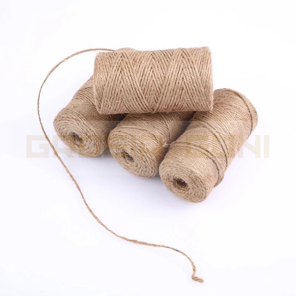 

Tali Goni 4mm - Tali Goni Murah - Tali Hampers - Tali Besek - Tali Cakar Kucing - Tali Vintage - Tali Dekorasi - Tali