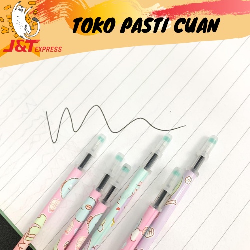 

isi pulpen pen bolpen tinta hitam warna pastel alat tulis kantor atk fancy lucu imut bisa cod import murah banget