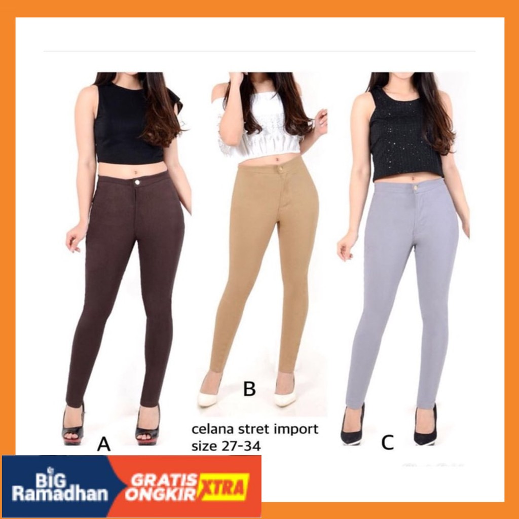 FASHION AHHA NEW RAPID BOLAK BALIK ORIGINAL/ Bess - Miss HOTTY Jeans SALE Soft Denim High Waist