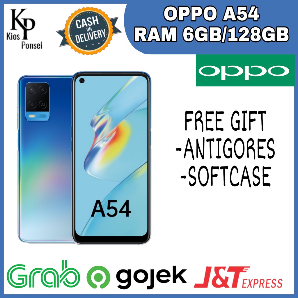 Oppo A54 Ram 4GB/64GB & Ram 6GB/128GB Garansi Resmi | Shopee Indonesia