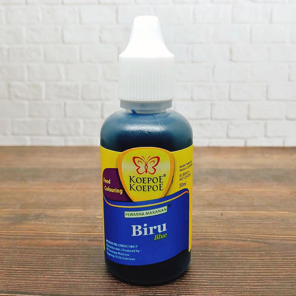 

PEWARNA MAKANAN FOOD COLOURING KOEPOE BIRU BLUE 30ML