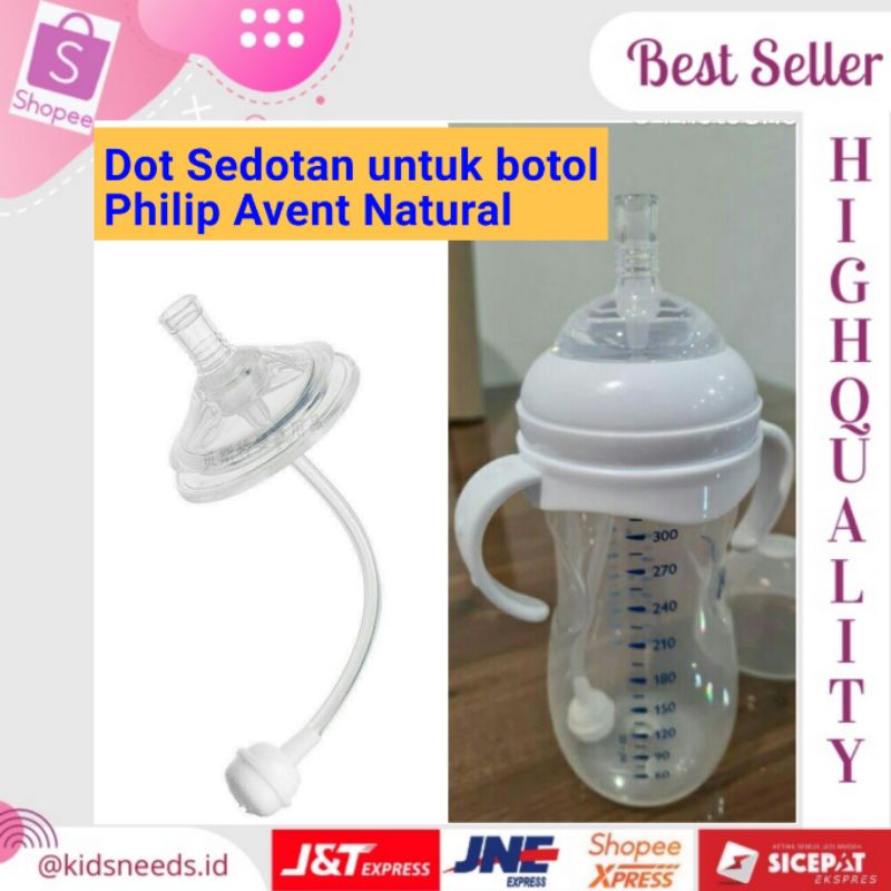 Sedotan/Straw Drink untuk Btol Natural WideNeck Diameter 5,5cm SN104 (Tanpa Botol)