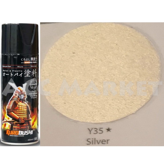 Pilox Samurai Pilok Pylox Cat Perak Silver Y35