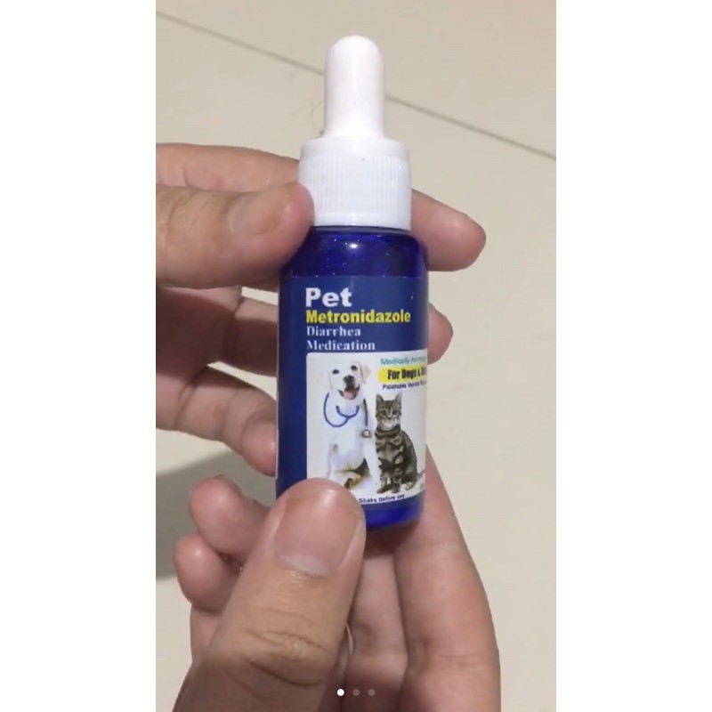 PET METRONIDAZOLE DIARRHEA 20ml OBAT DIARE KUCING DIARE ANJING OBAT MENCRET ANJING MENCRET KUCING