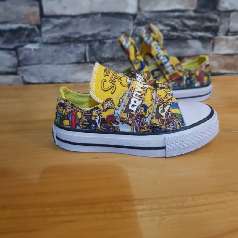 SEPATU ANAK THE SIMPSON PREMIUM QUALITY CONVERSE ANAK THE SIMPSON