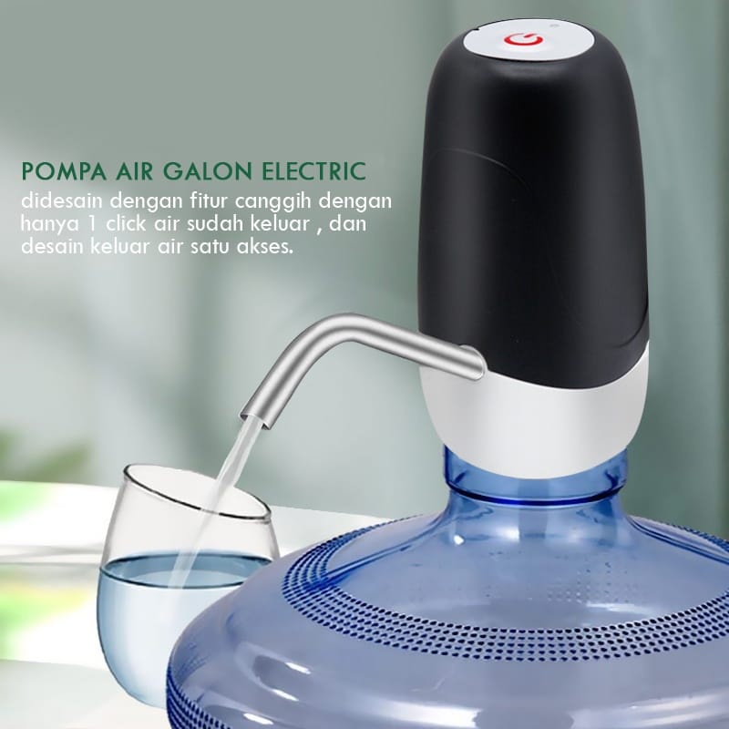 Pompa Galon Elektrik Recharge Dispenser Air Galon Charge DISPENSER USB