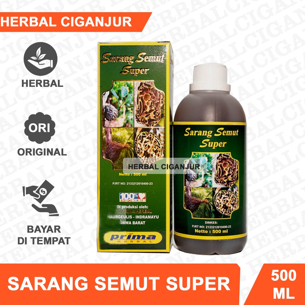 Sarang semut super prima Asli 100% isi 500 ml | Sarang semut cair super prima herbal