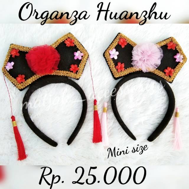 Bando Imlek Ala Putri Huanzhu Aksesoris Imlek Jepit Imlek