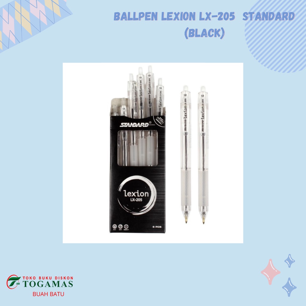 

BALLPEN LEXION LX-205 STANDARD (BLACK)