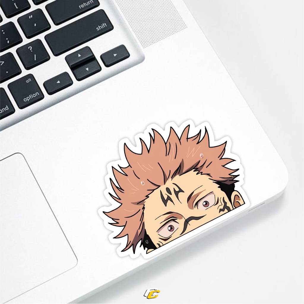 

SUKUNA JUJUTSU KAISEN FACE STICKER | stiker laptop helm motor mobil universal