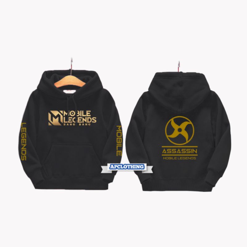 SWEATER HOODIE ANAK MOBILE LAGENDS GEMING KARAKTER ASASSIN MOBILE