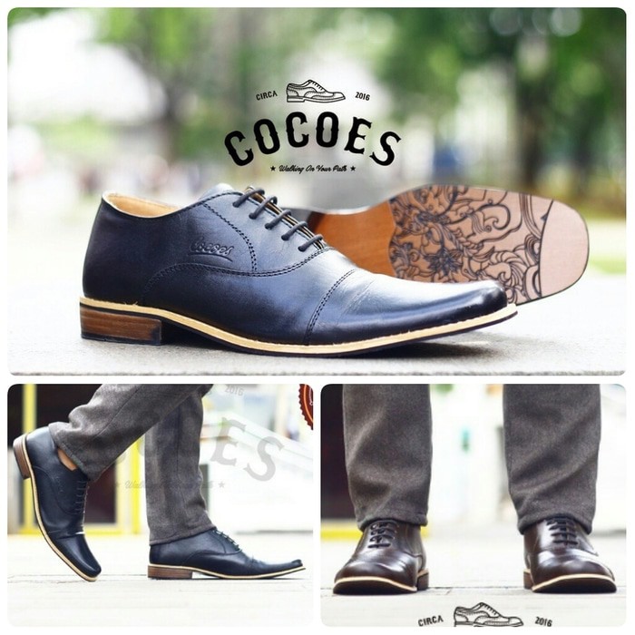 SEPATU PRIA | SEPATU MURAH | SEPATU HANDMADE BANDUNG | SEPATU COCOES MARKER HITAM