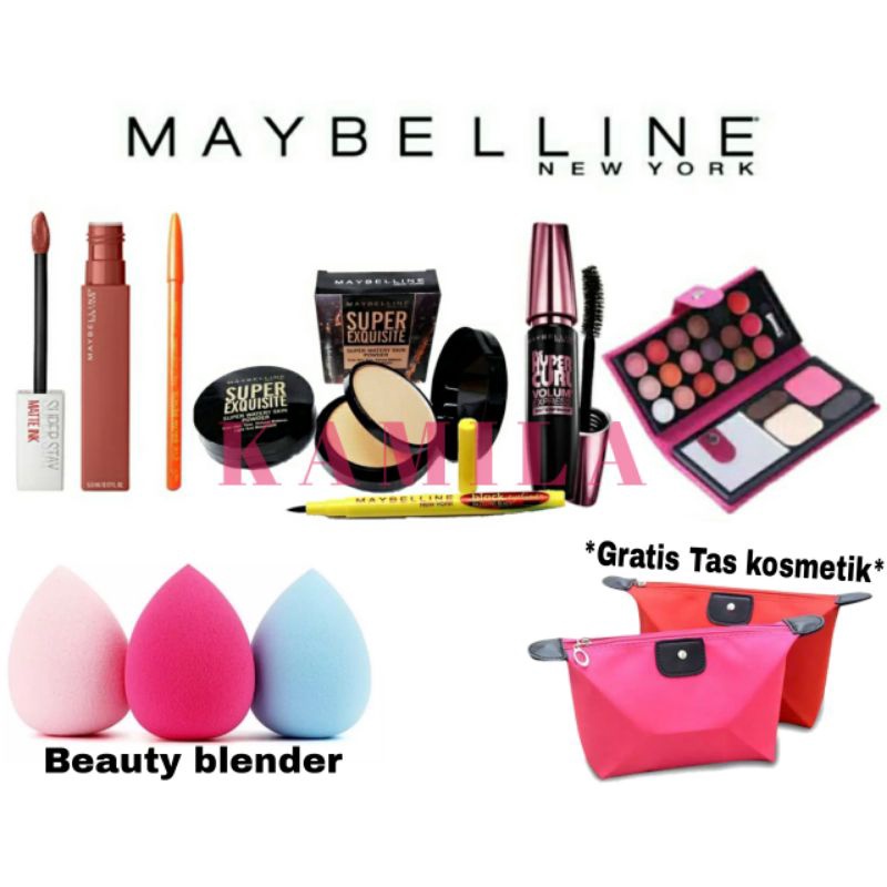 Paket Kosmetik Lengkap Paket kosmetik Maybelline Paket Kosmetik 7in1 Paket Make Up Komplit