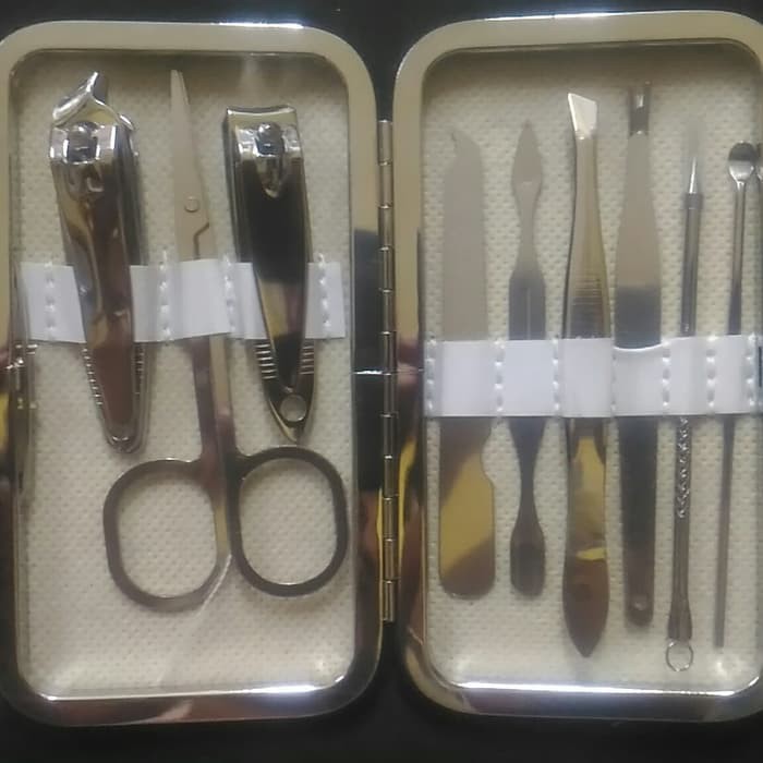 Alat Potong Kuku 9 Set Menikur pedikure Manicure Pedicure