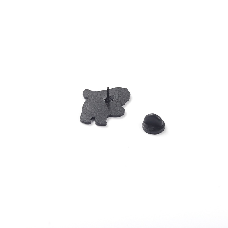 Cartoon White Bear Photo Enamel Lapel Pin Cute Bear Photo Animal Badge Brooch Backpack Jewelry Collection Gifts for Friends