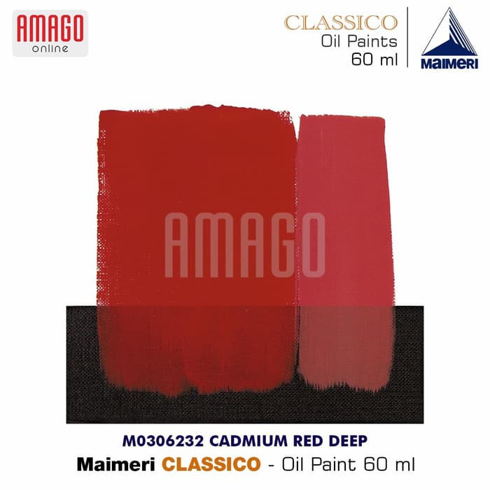 MAIMERI CLASSICO - OIL PAINT - CADMIUM RED DEEP - 60ML - M0306232