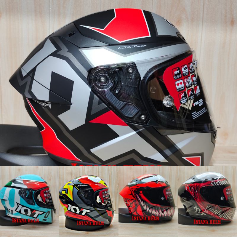 HELM KYT TT COURSE  MOTIF SERIES ORIGINAL HELMET
