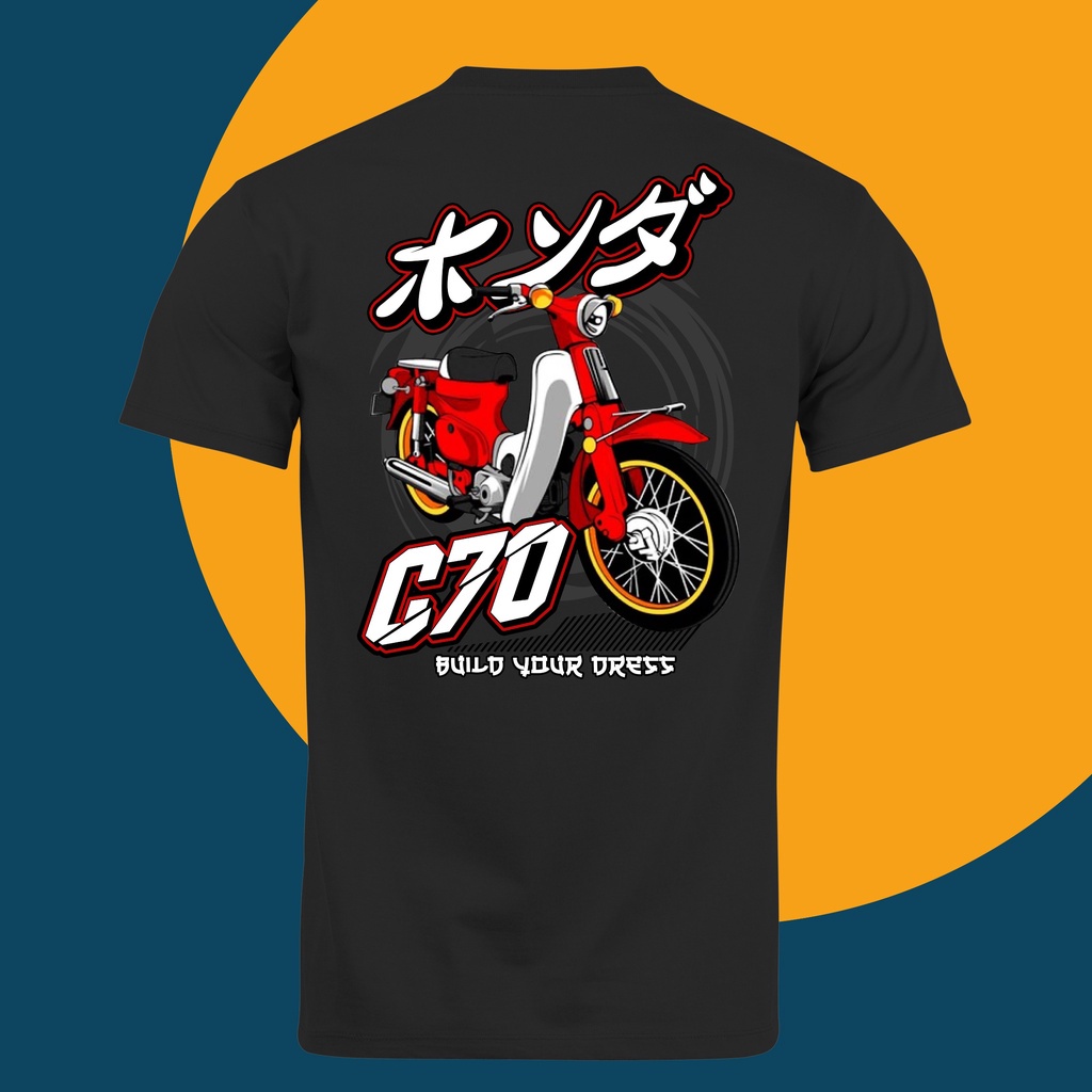 Kaos honda c70 klasik | kaos c70 herex | kaos c70 murah | kaos c70 gank | kaos c70 indonesia TA-001