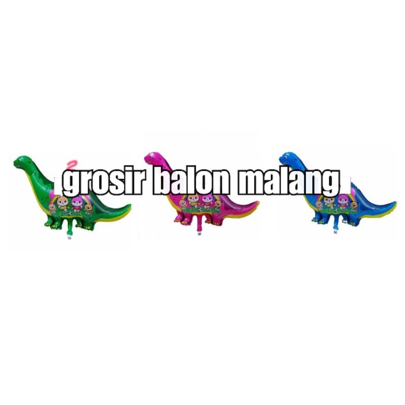 balon foil karakter dinosaurus brontosaurus