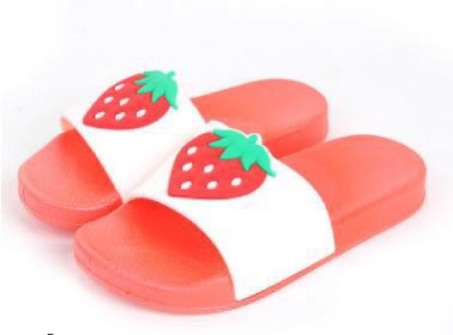 Sandal buah anak cewe cowo fruit sandals bahan karet lentur nyaman