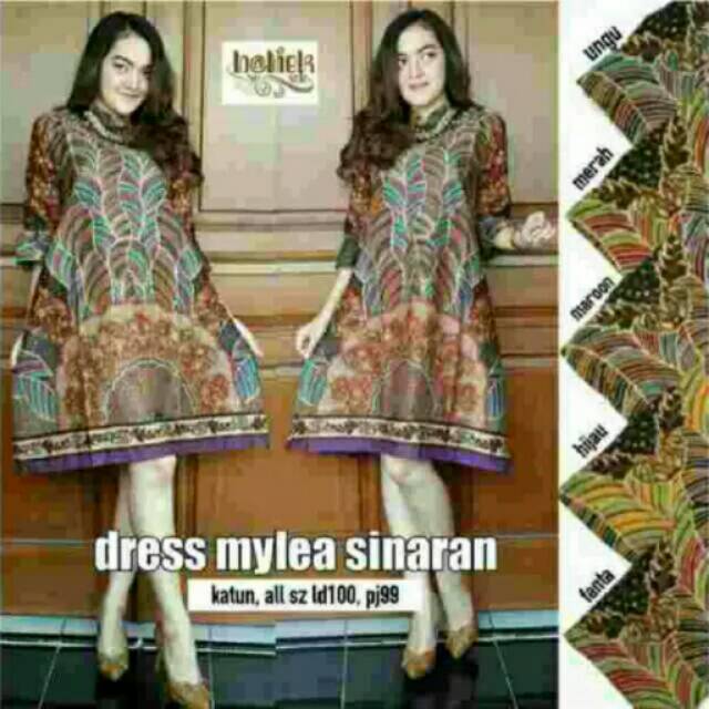 DRESS MURAH DRESS BATIK MURAH DRESS MYLIEA SINARAN MURAH ATASAN WANITA DRESS MINI KEBAYA MODERN