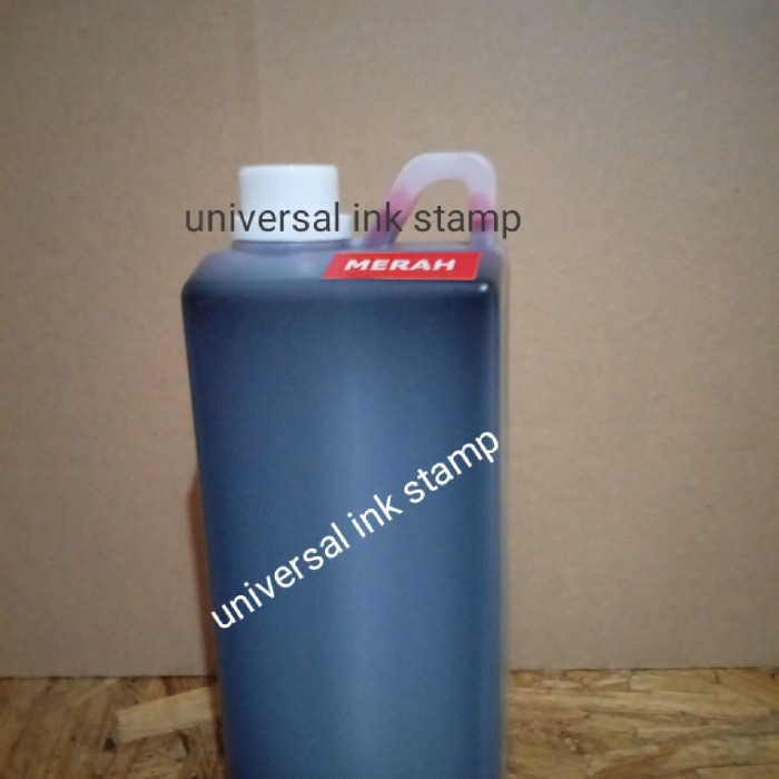 

Mantap Tinta Stempel Flash/Warna Otomatis, Warna Merah 1 Liter Hemat