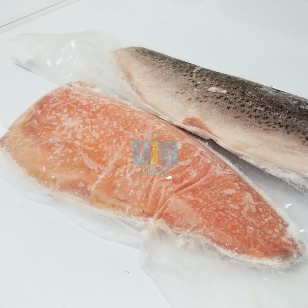 Ikan Salmon Fillet Beku Lonjong Frozen Food Makassar 2kg
