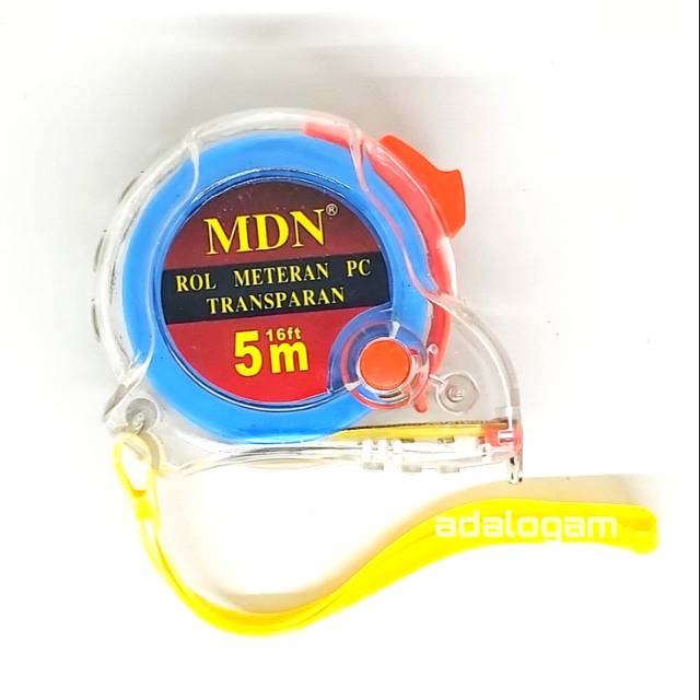 Meteran 5M transparan / roll meteran bening transparant 5 mtr