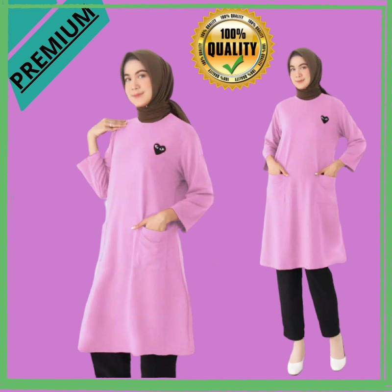  Baju  atasan  tunic import tunik kaos atasan  wanita tunik XL 