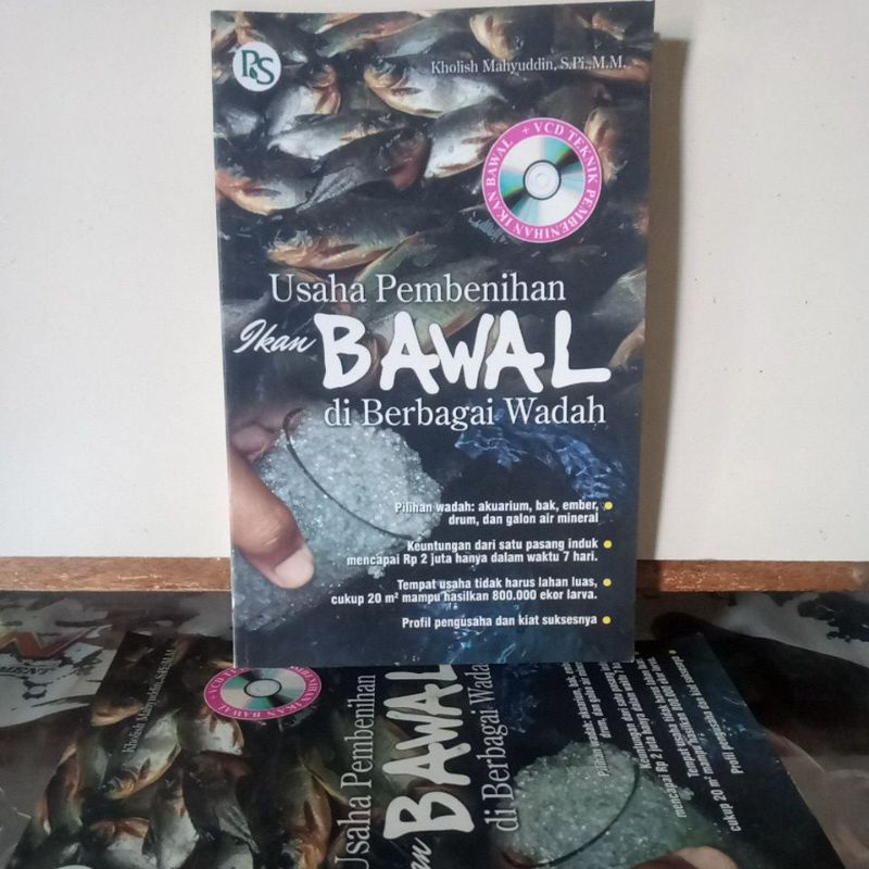 Buku Bisnis Perikanan - Usaha Pembenihan Ikan Bawal di Berbagai Wadah