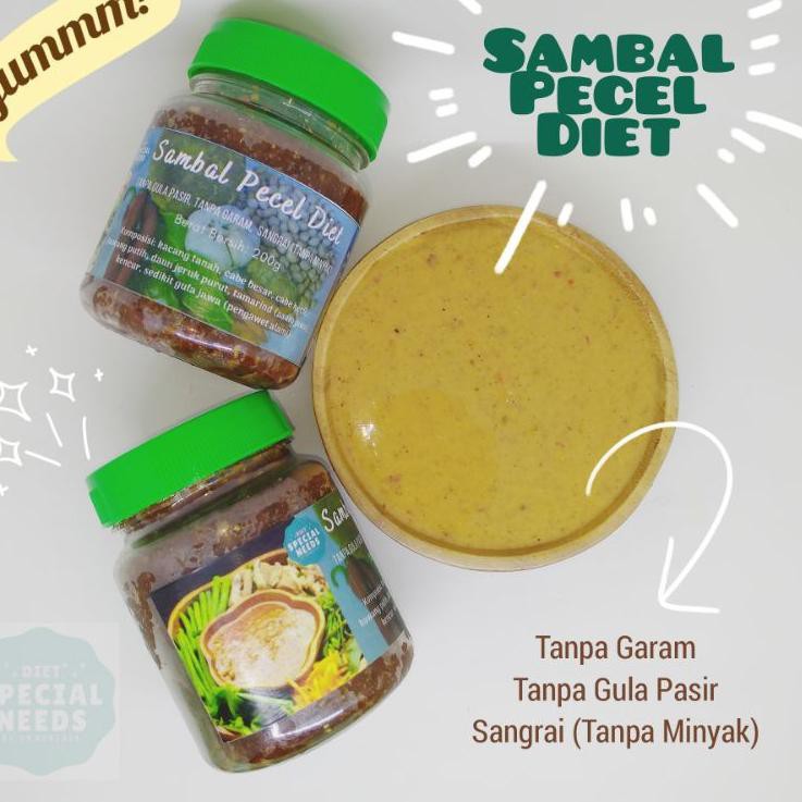 

READY STOCK!!!! Sambal Pecel Diet - Tanpa Gula, Tanpa Garam, Sangrai (Tanpa Minyak) - Diet Special N