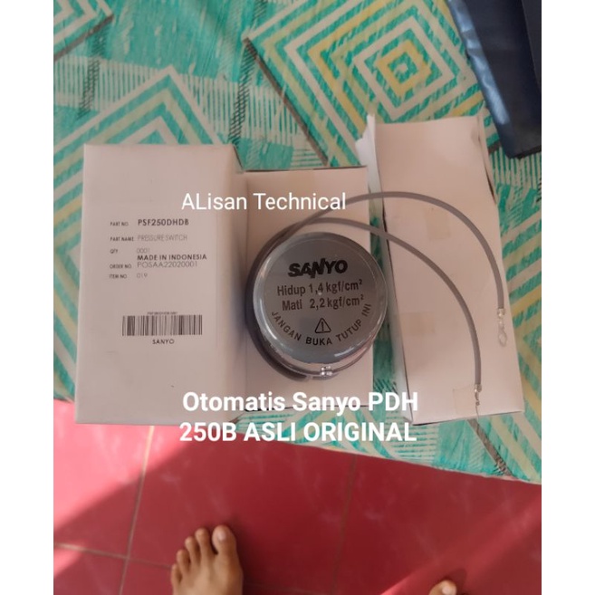 Otomatis pompa air Sanyo PDH 250B ASLI ORIGINAL SANYO