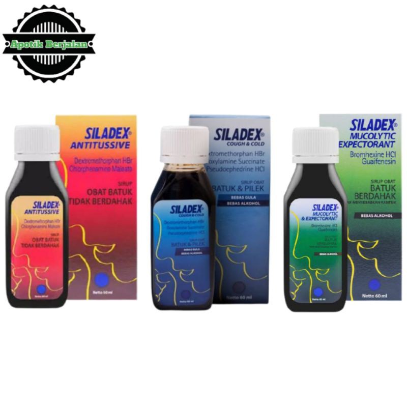 SILADEX SIRUP / OBAT BATUK BERDAHAK KERING BATUK PILEK
