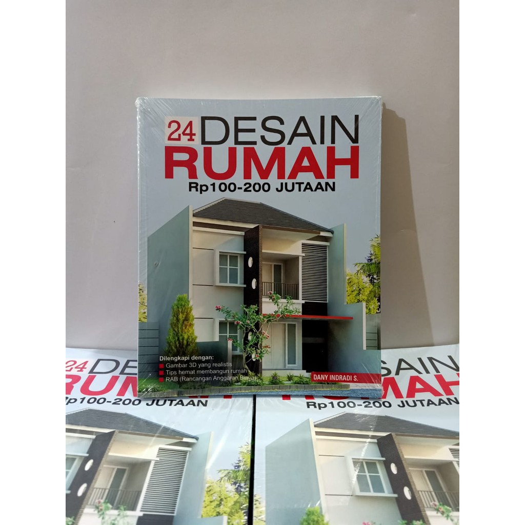 Buku 24 Desain Rumah Rp 100 200 Jutaan Shopee Indonesia