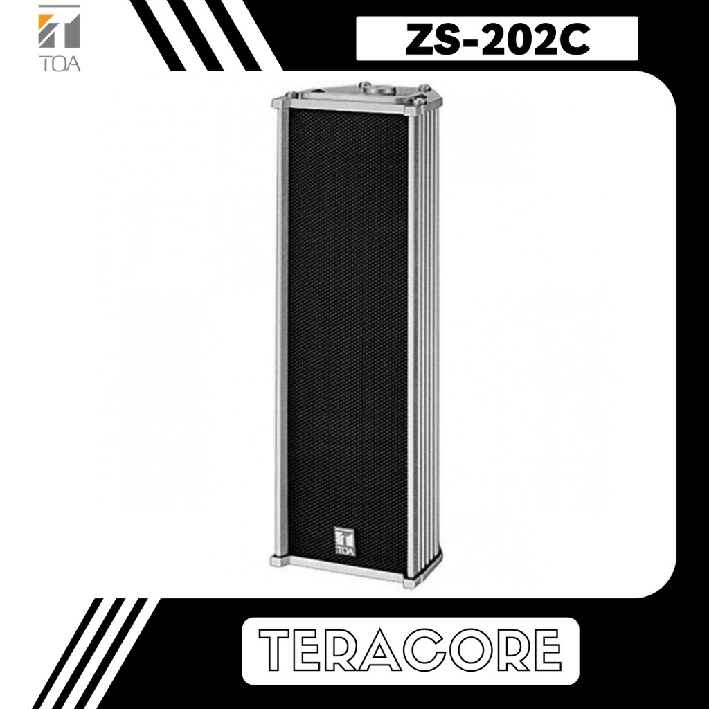 TOA ZS-202C Speaker Column TOA 20 Watt ZS-202 ZS 202 C ZS202 ZS202C