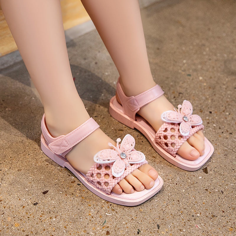 HappyOliver LITTLE NAVI Sandal Anak Perempuan Bahan Karet Model Lucu 2-5 Tahun Import