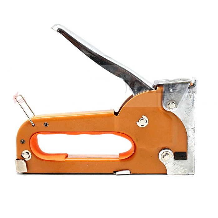 Kenmaster Stapler Gun Tangan Multifungsi 4 - 8 mm Oranye Heavy Duty