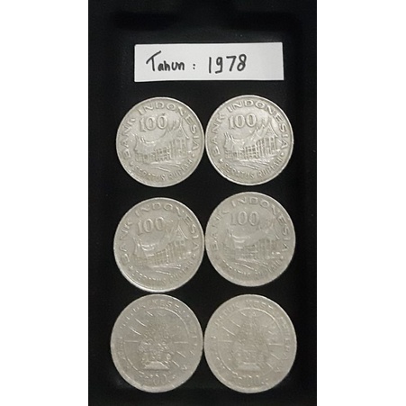 Uang Koin kuno 100 Rumah Gadang (tipis)