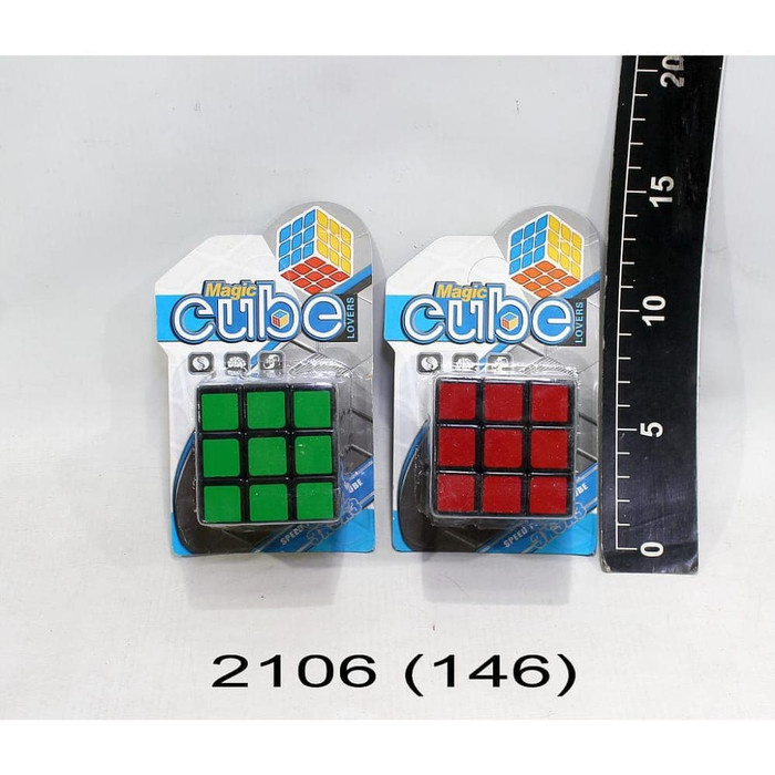 Mainan Rubik 3x3 Ukuran Sedang / Magic Cube Lovers