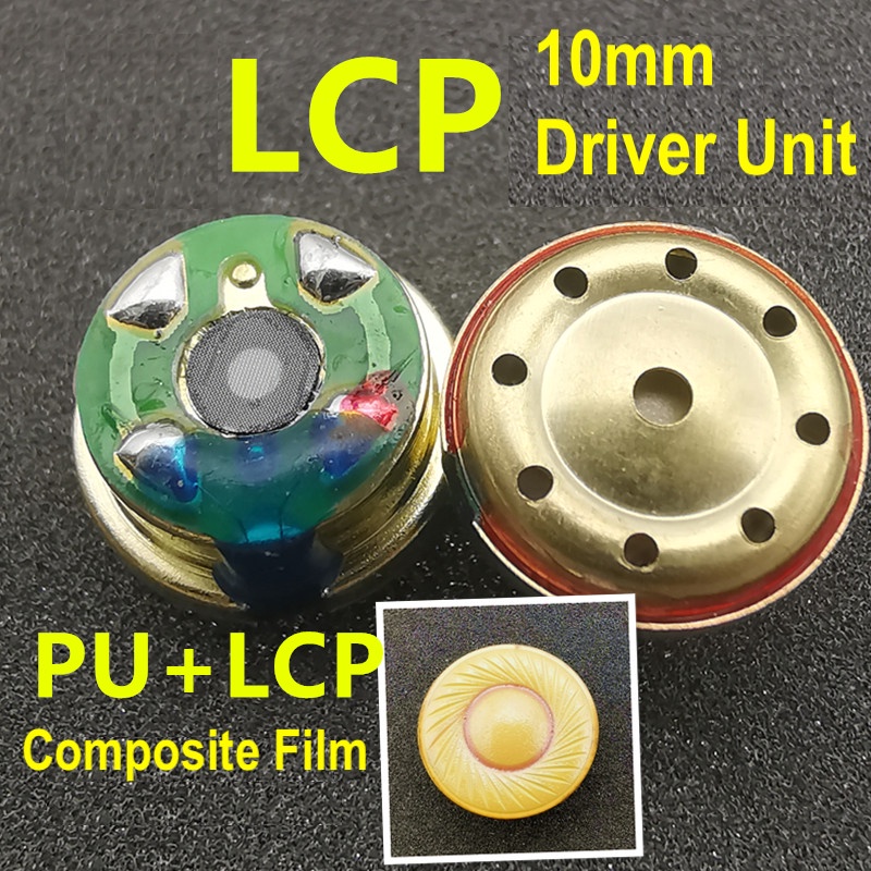 Ik10 New LCP Plus PU 10mm Composite Film N50 Driver Unit High Res