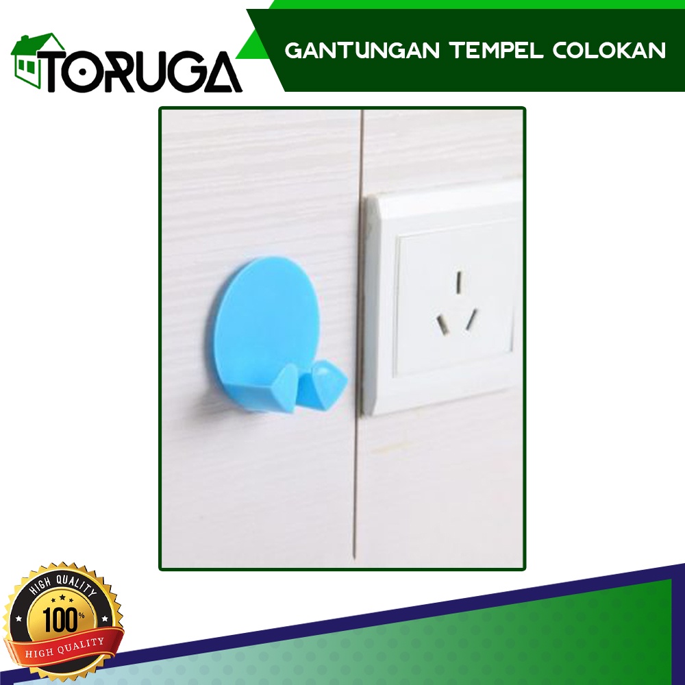 HOOK TEMPAT GANTUNGAN KABEL LISTRIK PENGAMAN CANTOLAN HOLDER TEMPEL