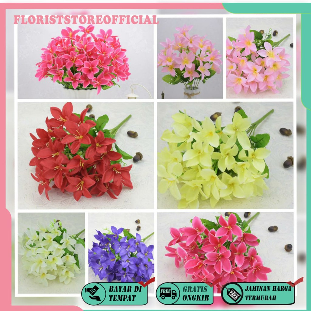 COD BUNGA TUKIP MEKAR  BUNGA TANGKAI PLASTIK BUNGA ARTIFISIAL BUNGA PAJANGAN BUNGA HIASAN BT9016