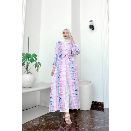 RAIN MAXI (ld104, pjg 133) - Gamis Busui Tie Dye