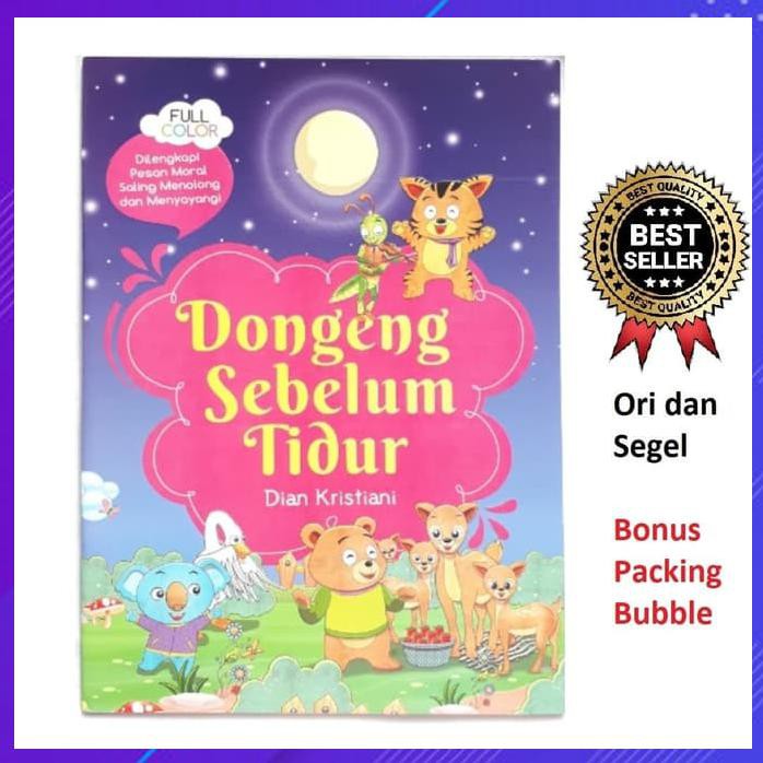 Jual BUKU CERITA ANAK DONGENG SEBELUM TIDUR DILENGKAPI PESAN MORAL ...