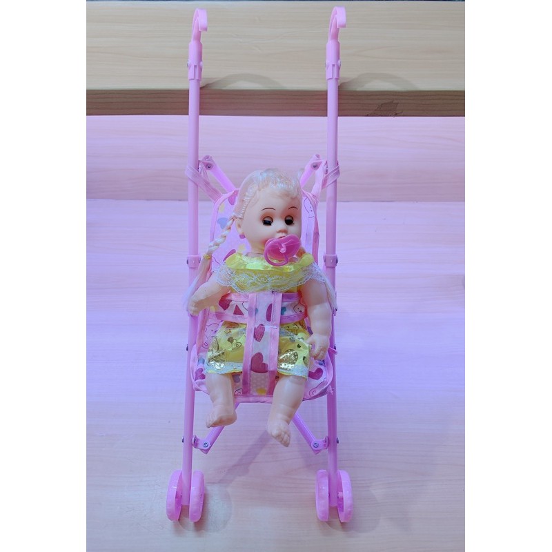 lovely baby dot b760 / semua boneka bisa nangis  / bayi dot / boneka bayi-DORONGAN + BAYI