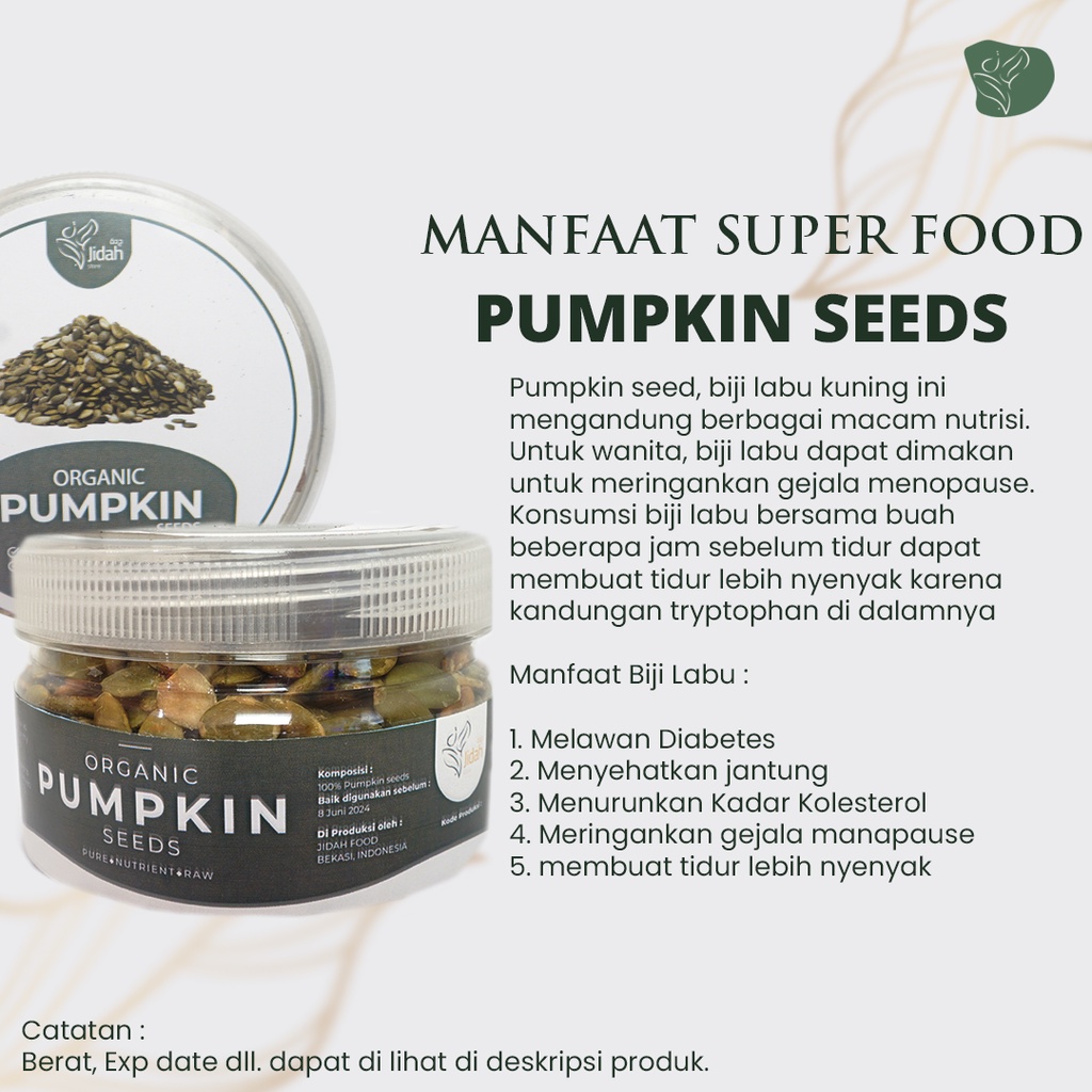 Pumpkin seed roasted organik premium biji labu non GMO pumkin seed panggang snack diet sehat garing cemilan kacang oven kacang hijau crunchy