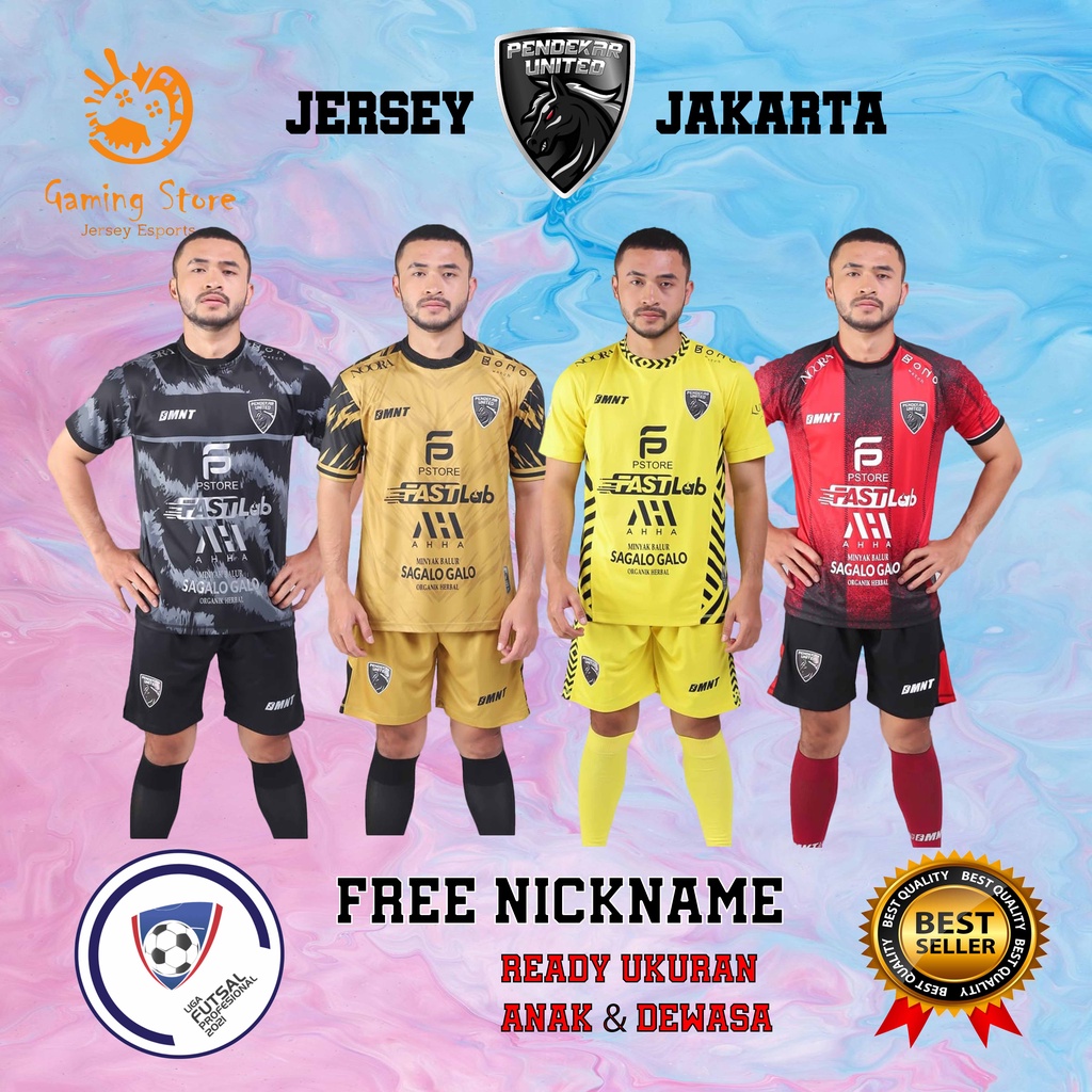 Jersey Kaos Baju PENDEKAR UNITED JAKARTA