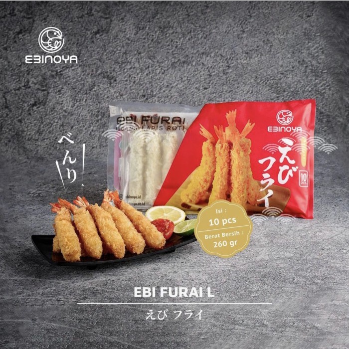 Jual EBINOYA EBI FURAI L PREMIUM UDANG TEMPURA LAPIS ROTI Shopee