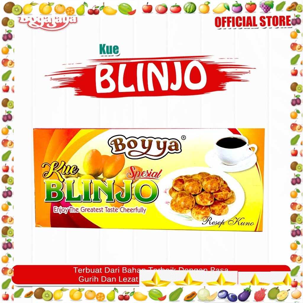 

[Fresh] KUE BLINJO 500 gram / KUE BELINJO / KUE MELINJO BOYYA KHAS SURABAYA