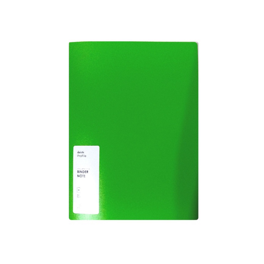 

Gramedia Kediri - DAIICHI DPR BINDER NOTE B5 1 PRO LIGHT GREEN